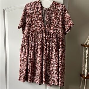 Floral Short Sleeve Dress
